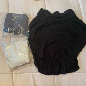 Set of 3 soft turtleneck dickeys